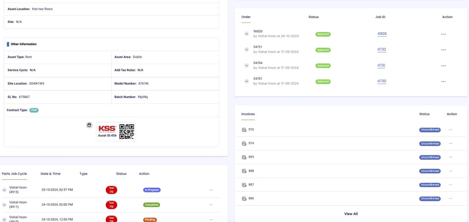 Asset Lifecycle Management